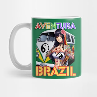 Kawaii, Anime Girl, Aventura de Brazil | Catsie Cat Mug